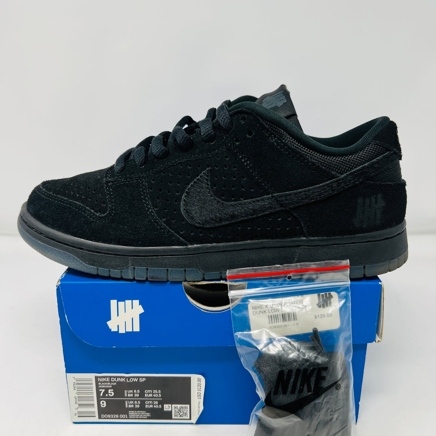 Nike Dunk Low SP Undefeated 5 On It Black