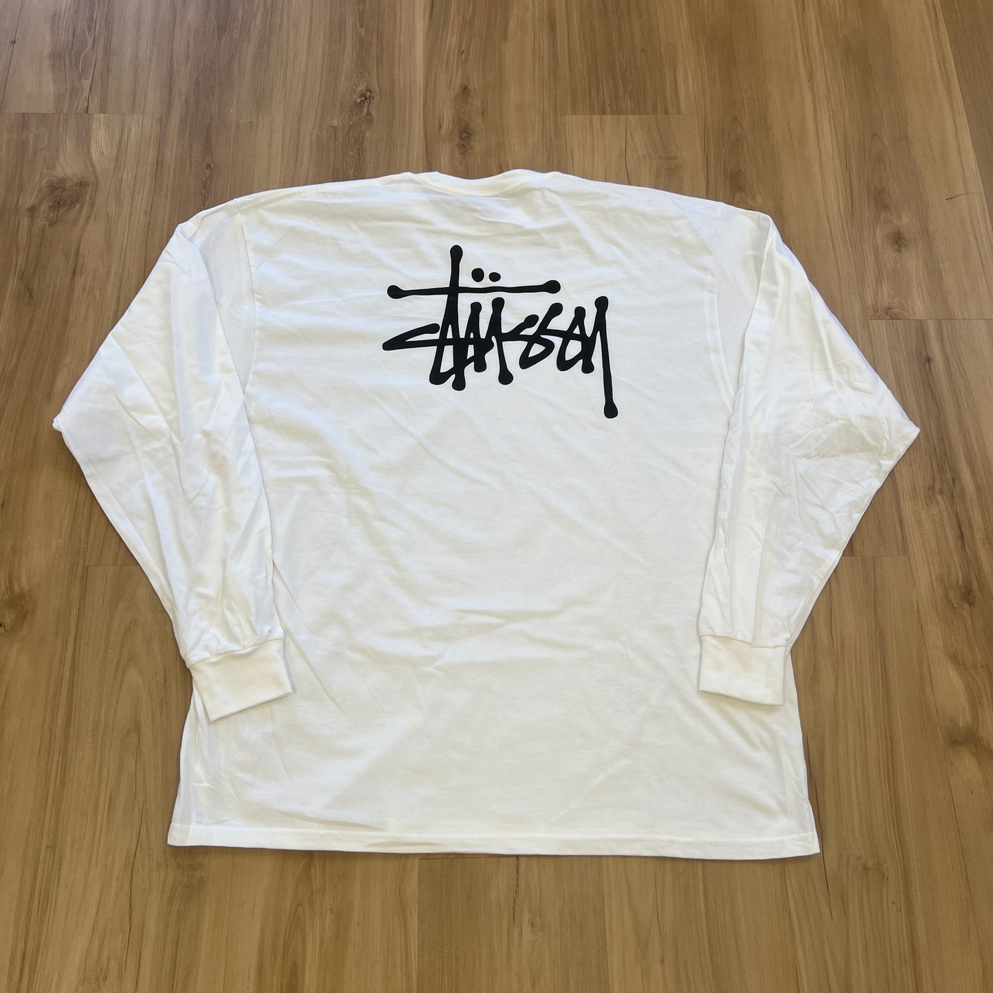 Stüssy Basic Stüssy LS Tee White