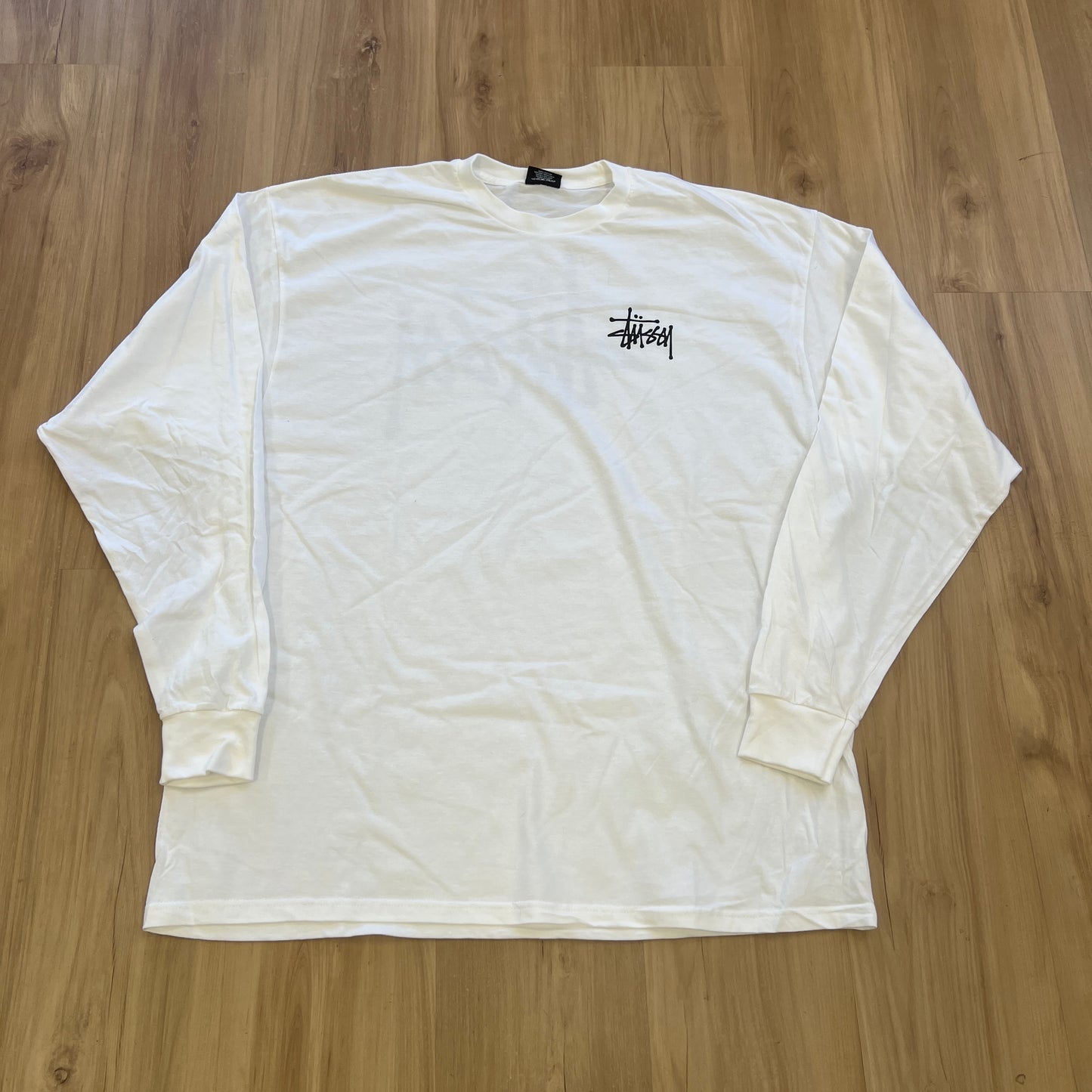 Stüssy Basic Stüssy LS Tee White