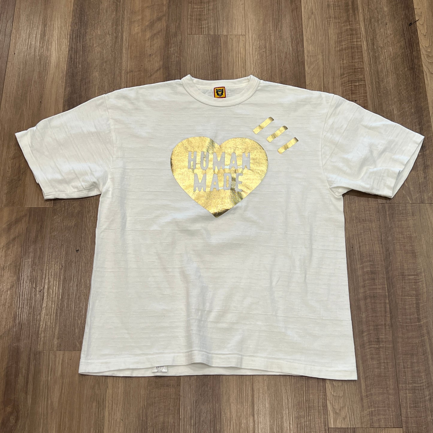 Human Made Metallic Gold Tee