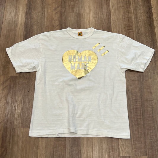 Human Made Metallic Gold Tee
