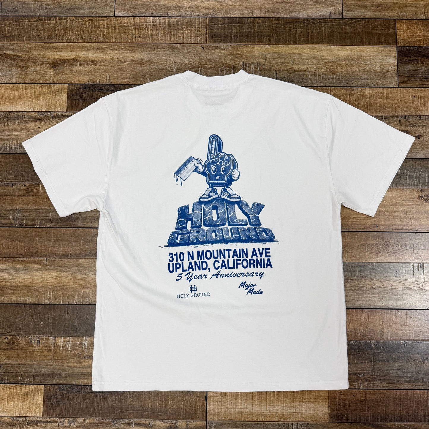 Holy Ground 5 Year Anniversary Tee White