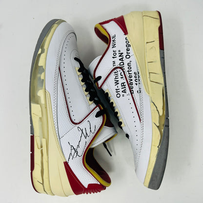 Jordan 2 Retro Low SP Off-White White Red