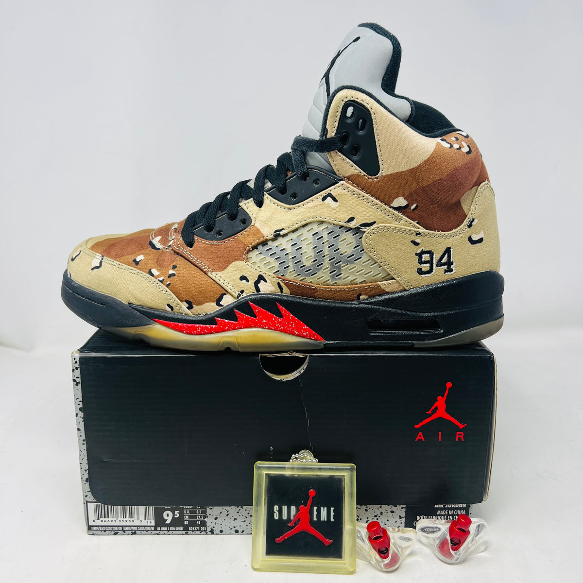 Jordan 5 Retro Supreme Desert Camo