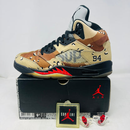 Jordan 5 Retro Supreme Desert Camo