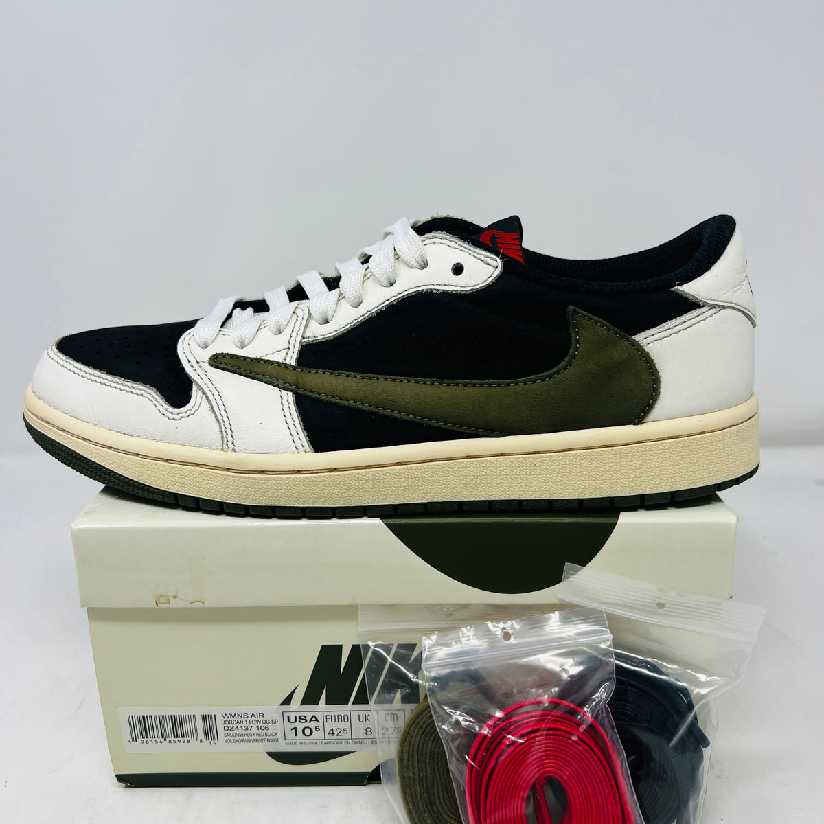 Jordan 1 Retro Low OG SP Travis Scott Olive (Women's)