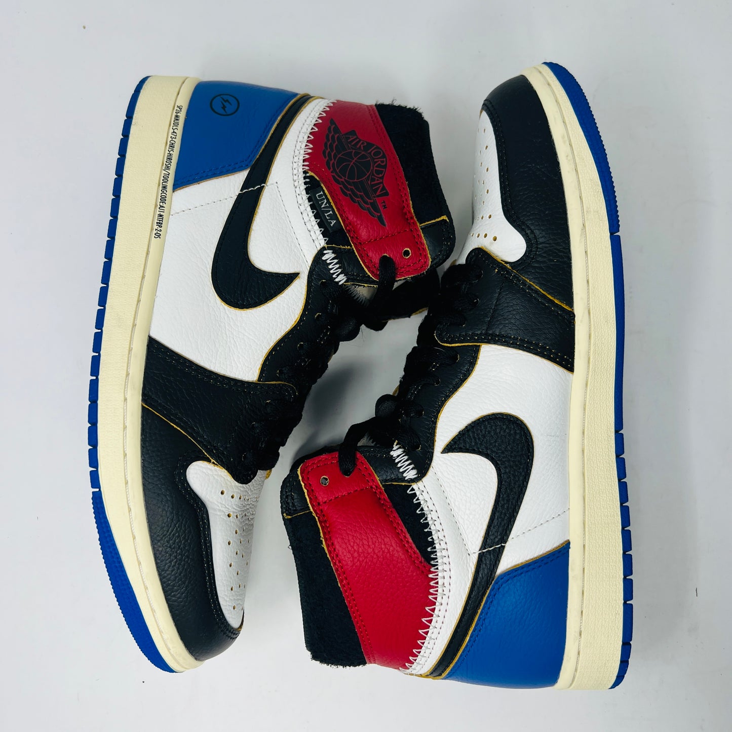 Jordan 1 Retro High OG SP Fragment x Union LA Varsity Red Sport Royal