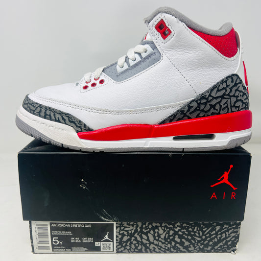 Jordan 3 Retro Fire Red (2022) (GS)