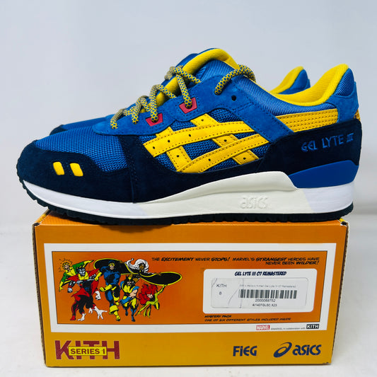 ASICS Gel-Lyte III '07 Remastered Kith Marvel X-Men Cyclops Opened Box