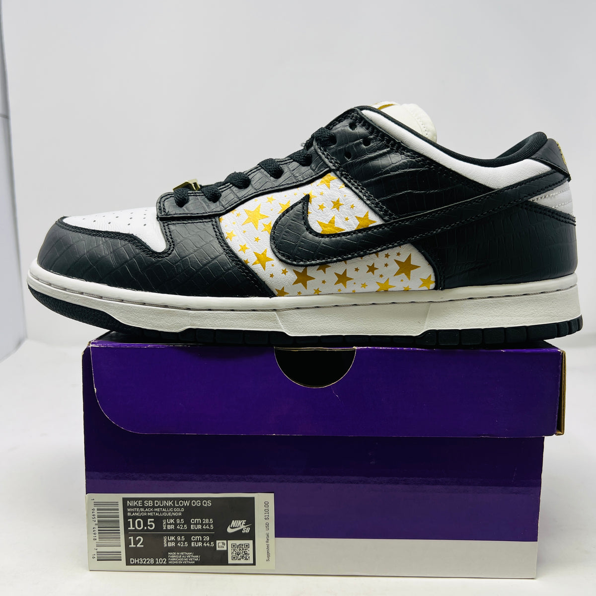 Nike SB Dunk Low Supreme Stars Black (2021)