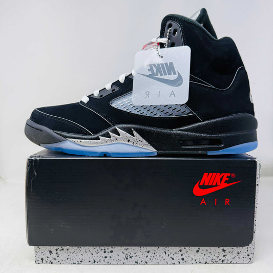 Jordan 5 Retro OG Black Metallic sneakers on box, new with tag.