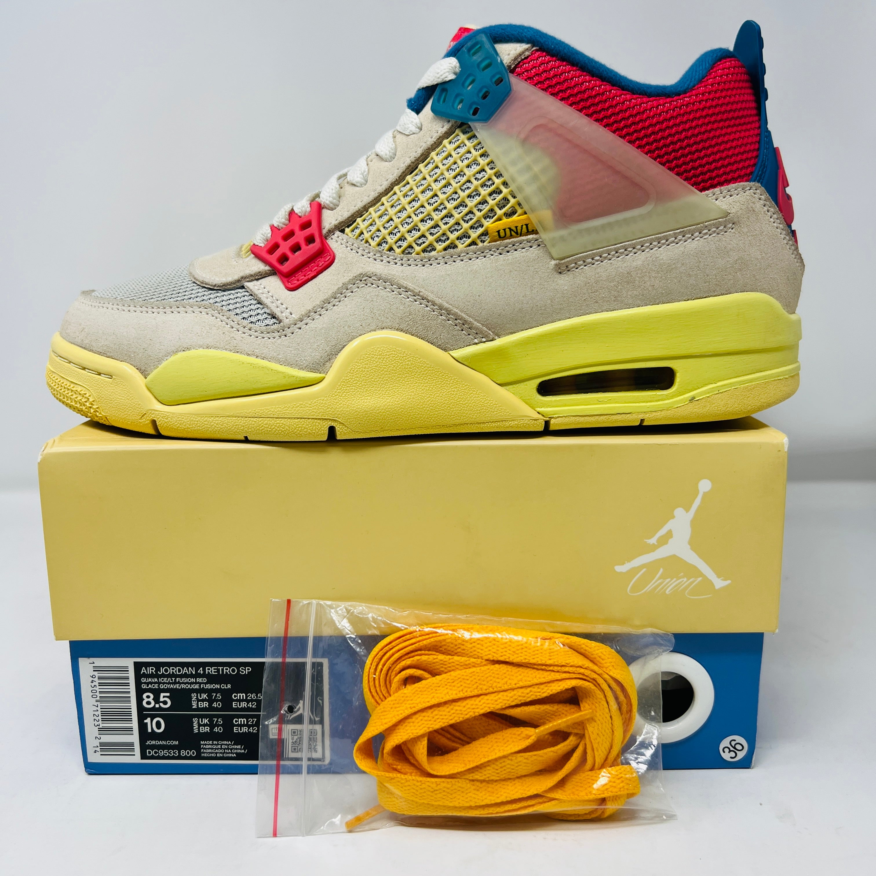 Jordan 4 Retro Union Guava Ice – Holy Ground
