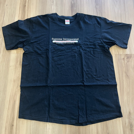 Supreme Inc. Tee Black