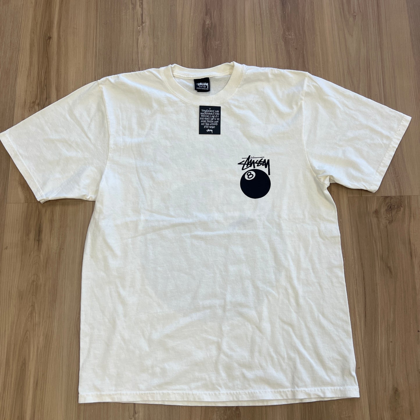 Stussy 8 Ball Tee White