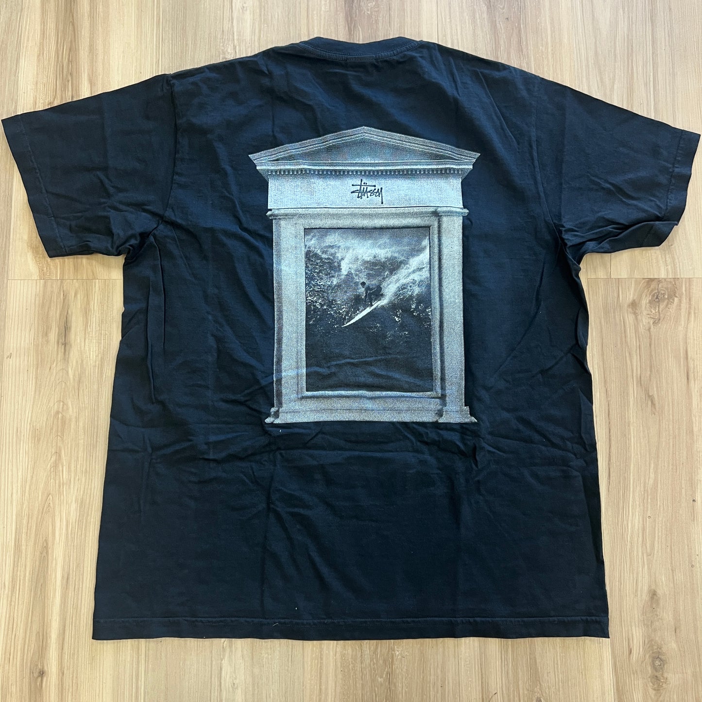 Stussy Surf Tomb Pigment Dyed Tee 'Black'