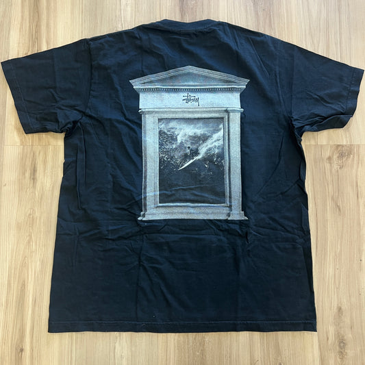 Stussy Surf Tomb Pigment Dyed Tee 'Black'
