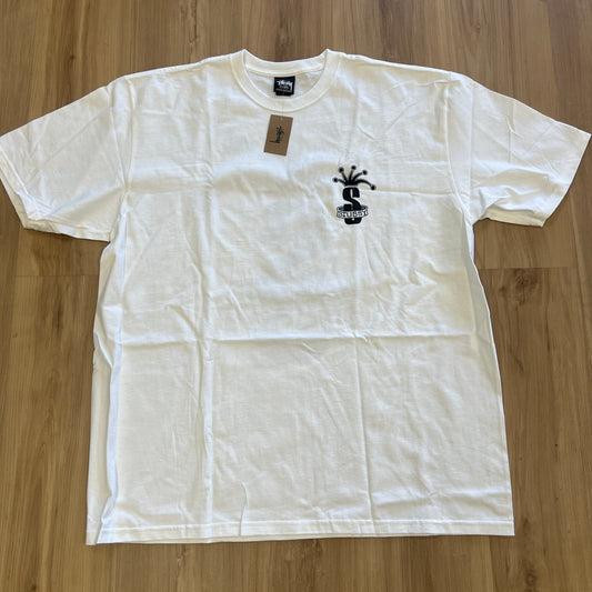 Stussy Crown Band Tee White