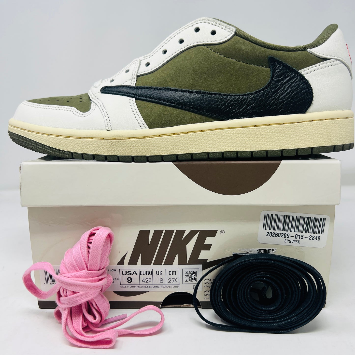 Jordan 1 Retro Low OG SP Travis Scott Medium Olive