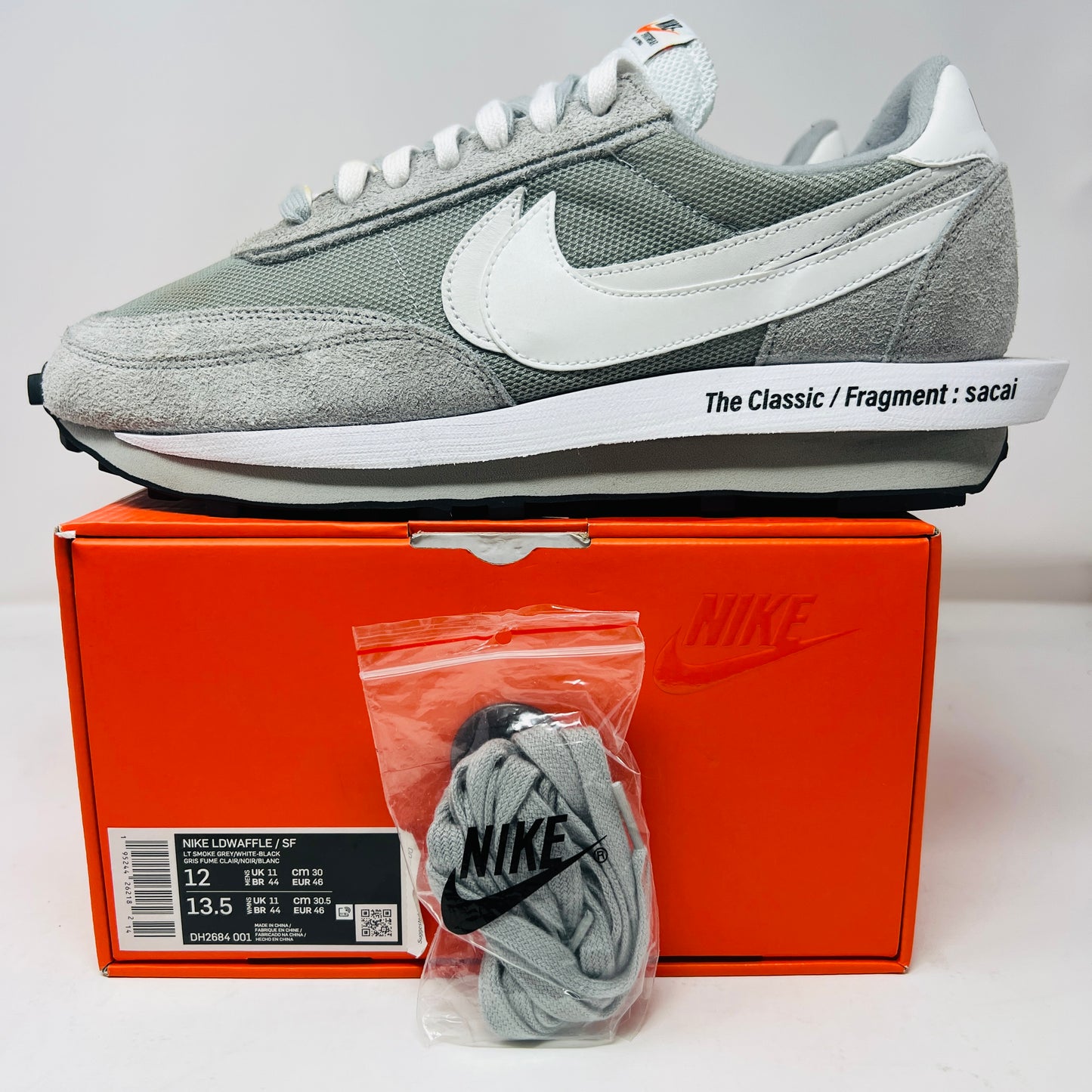 Nike LD Waffle SF sacai Fragment Grey