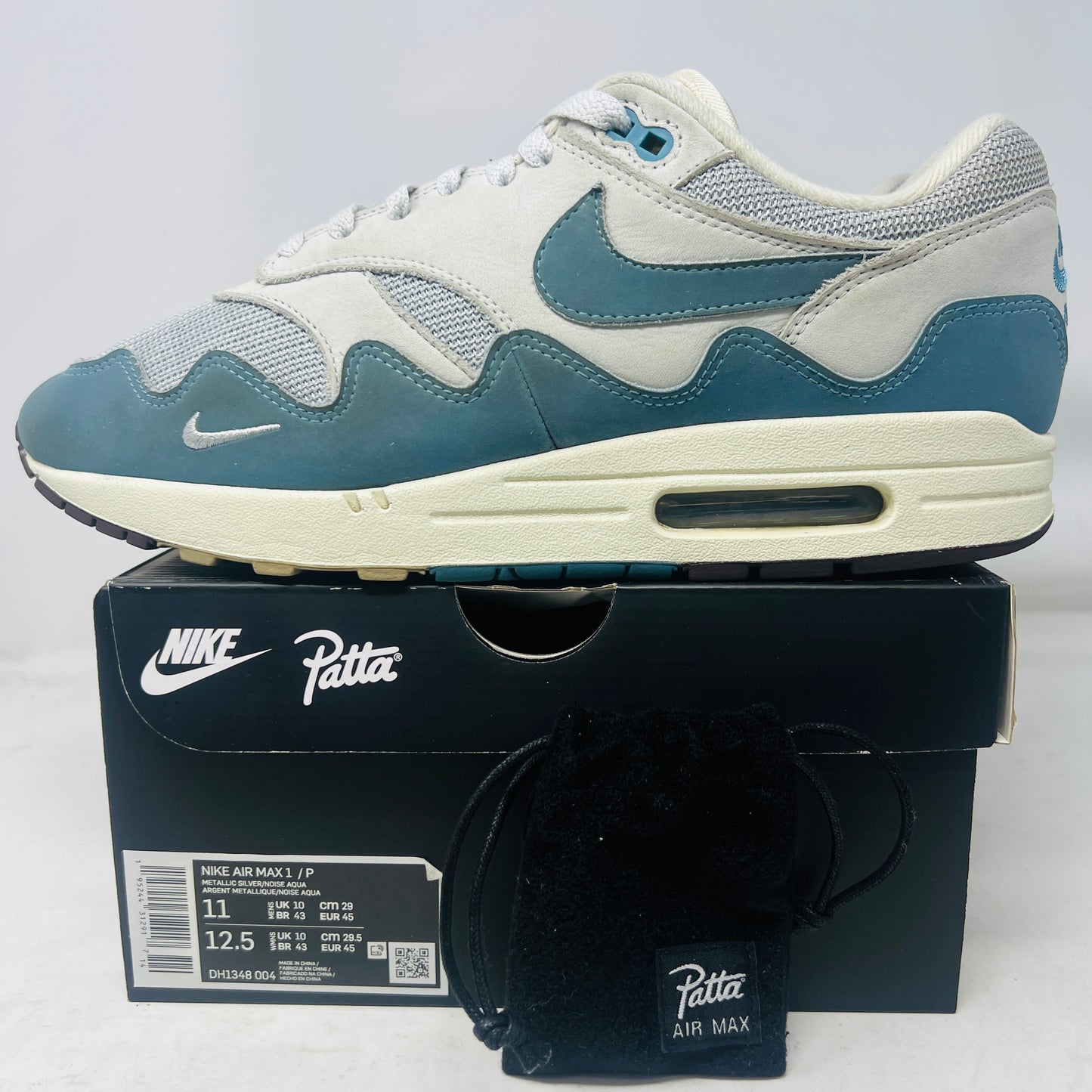 Nike Air Max 1 Patta Waves Noise Aqua (with Bracelet)