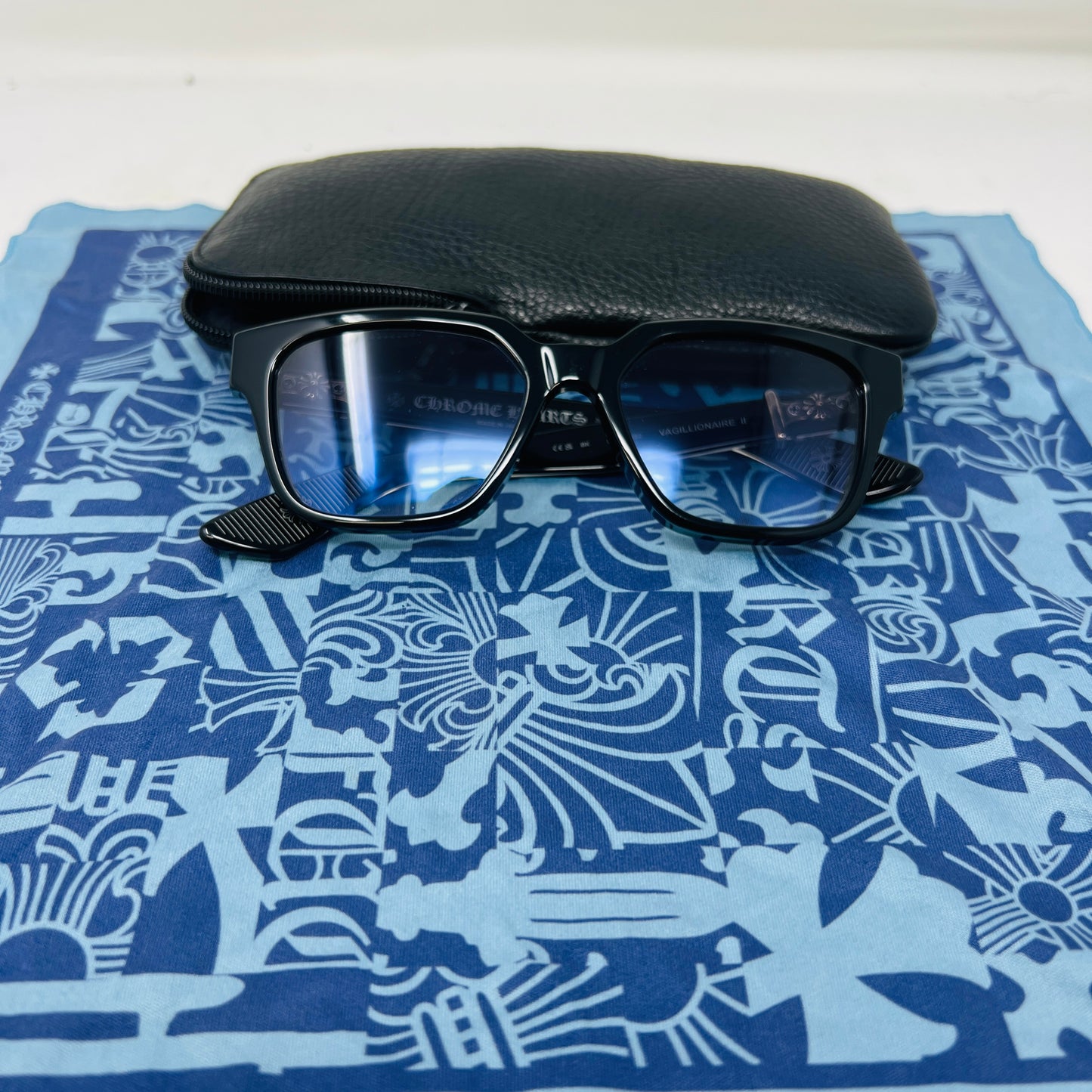 Chrome Hearts Vagillionaire II Glasses Black