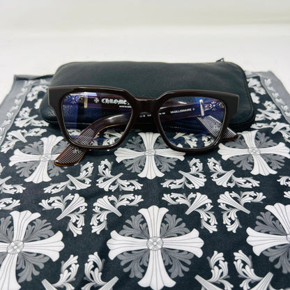 Chrome Hearts Vagillionaire II Glasses Brown