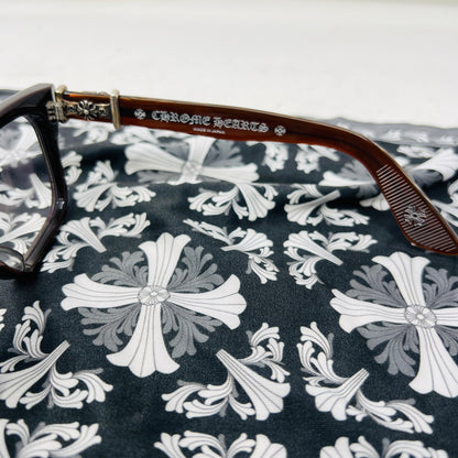 Chrome Hearts Vagillionaire II Glasses Brown
