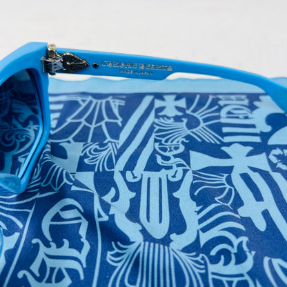 Chrome Hearts Box Officer Sunglasses Blue