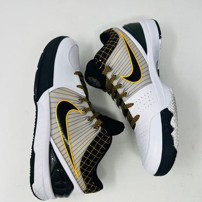 Nike Kobe 4 Protro White Black Del Sol