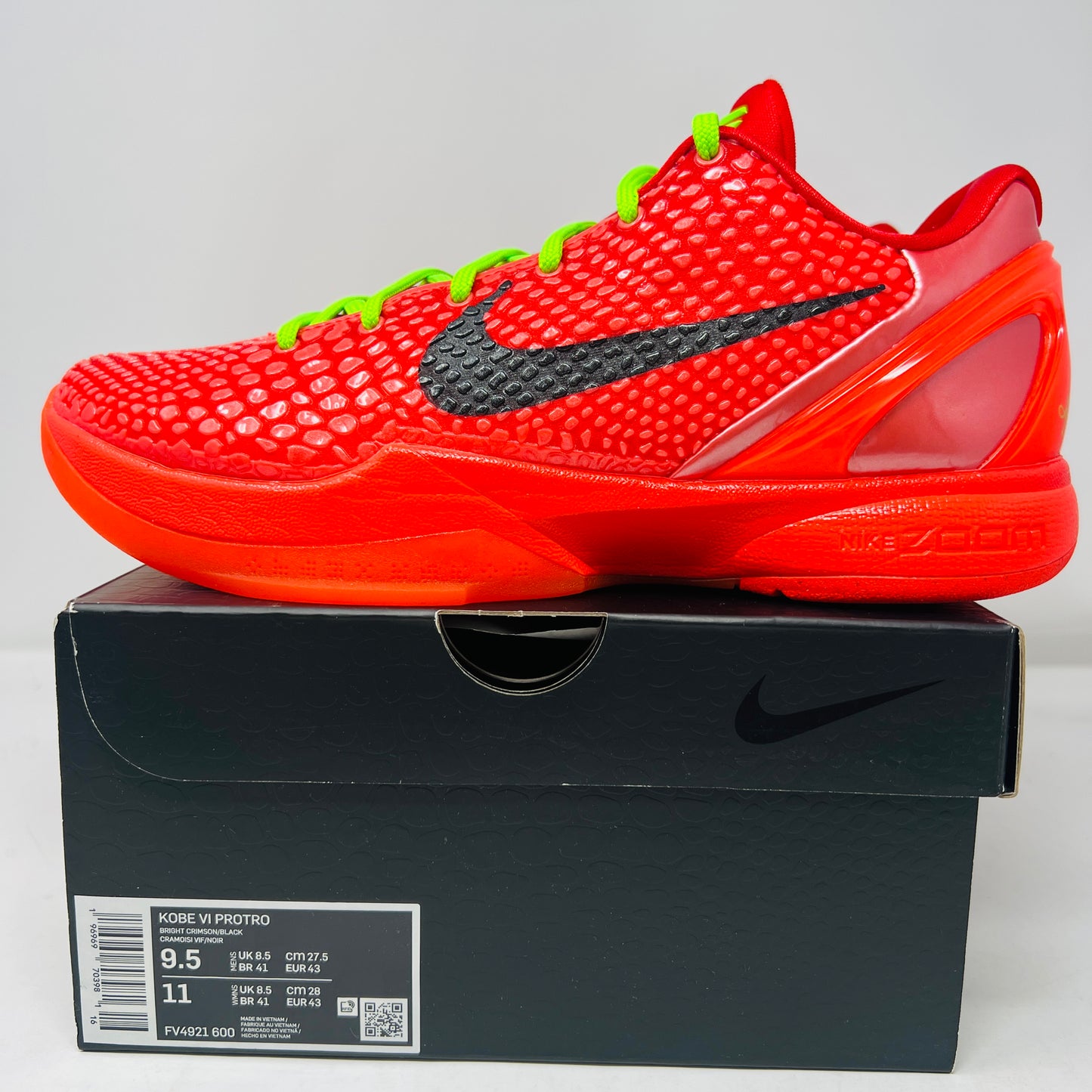 Nike Kobe 6 Protro Reverse Grinch