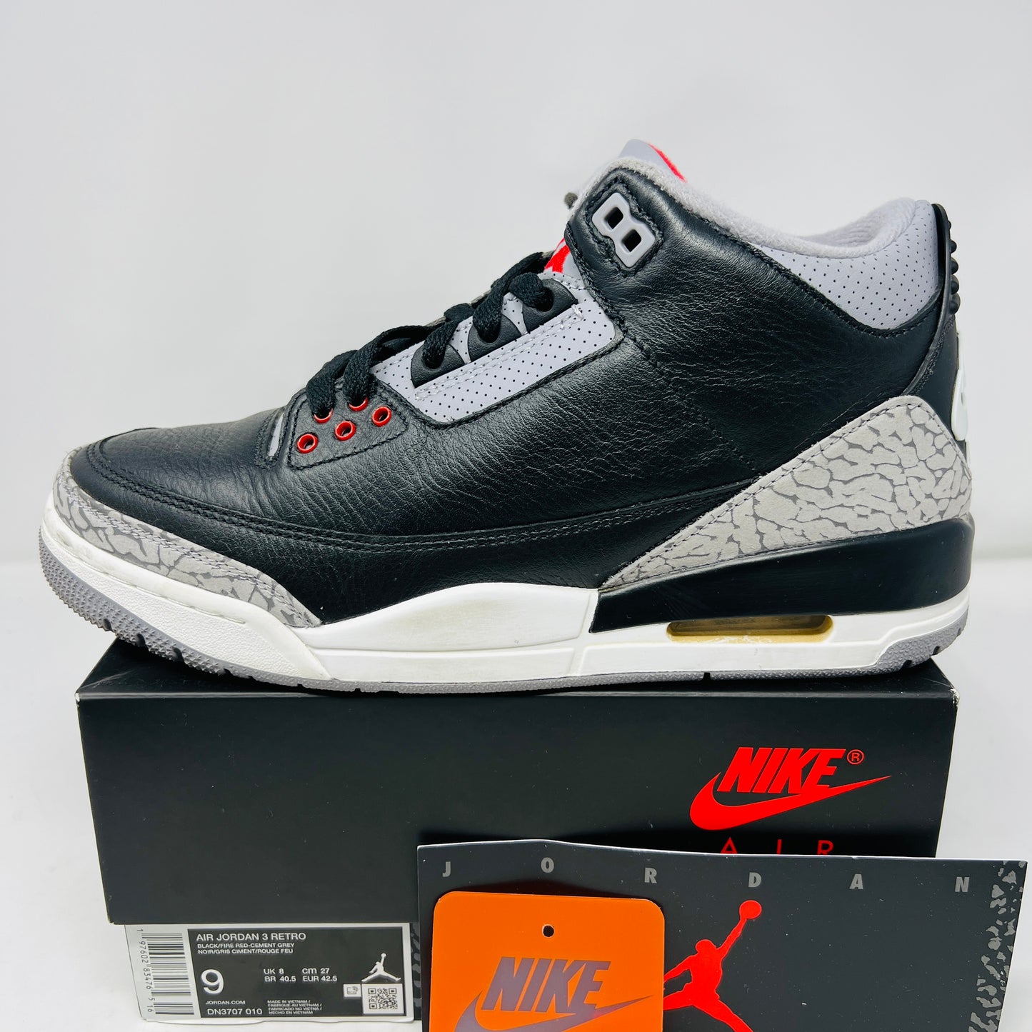 Jordan 3 Retro OG Black Cement (2024)