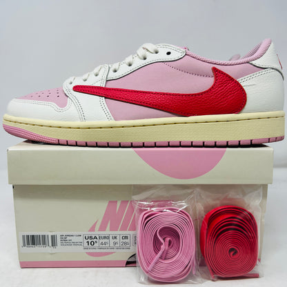 Jordan 1 Retro Low OG SP Travis Scott Sail Tropical Pink