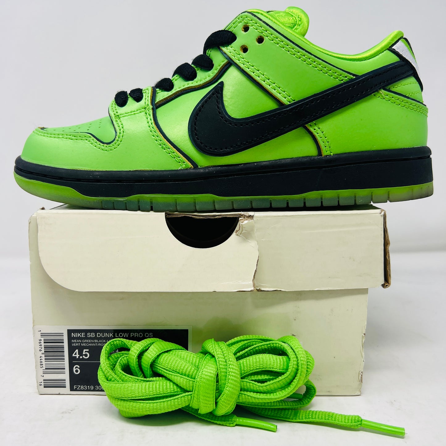 Nike SB Dunk Low The Powerpuff Girls Buttercup