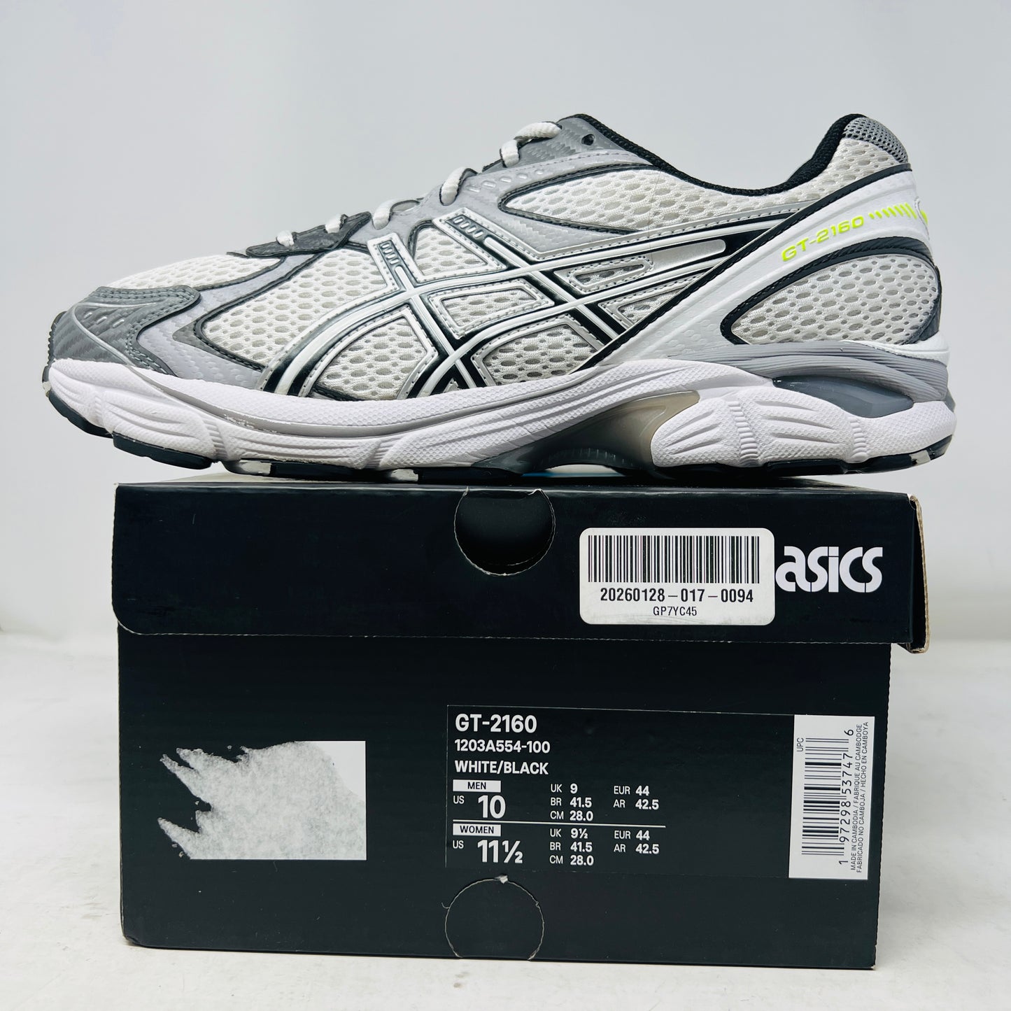 ASICS GT-2160 JJJJound White