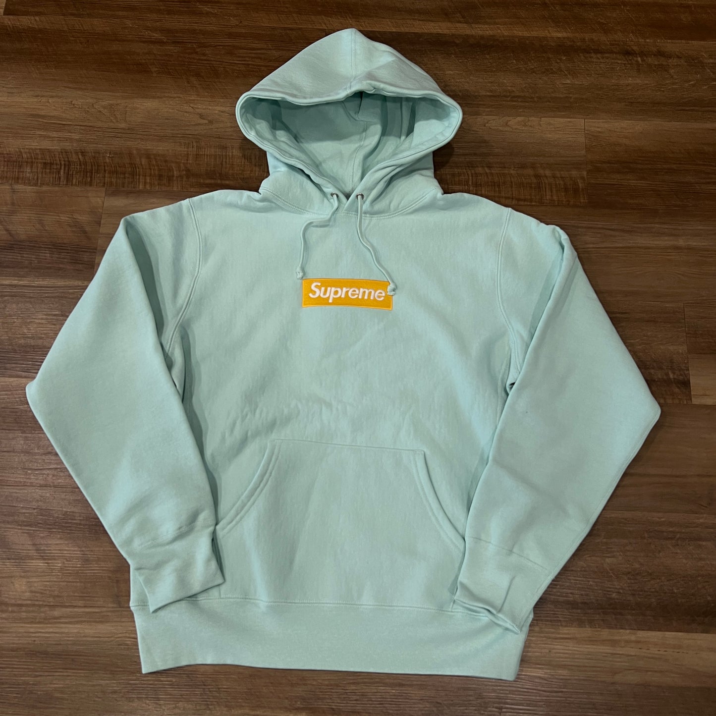 Supreme Box Logo Hooded Sweatshirt (FW17) Ice Blue