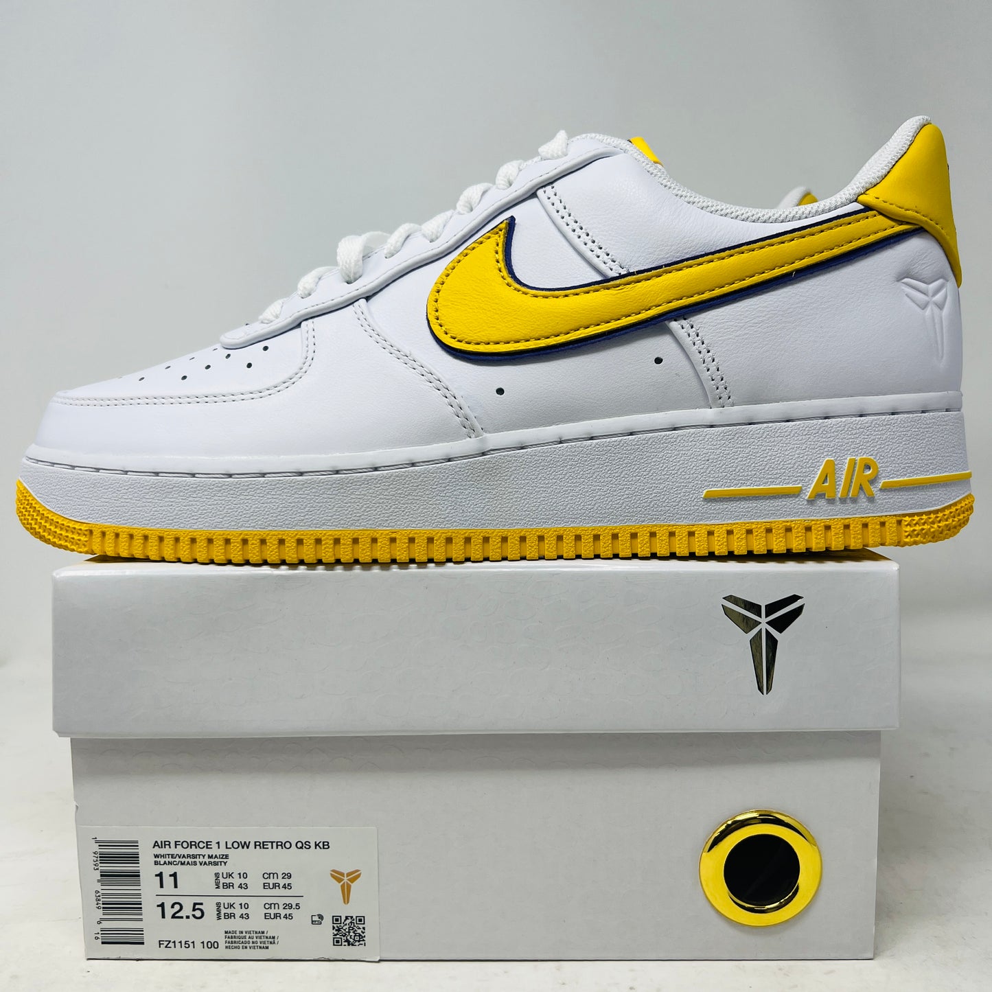 Nike Air Force 1 Low Retro QS Kobe Bryant Lakers Home