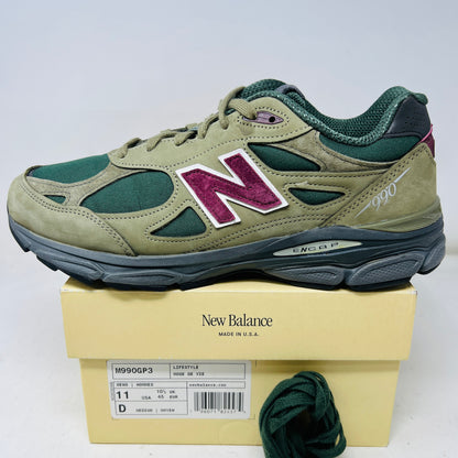 New Balance 990v3 MiUSA Teddy Santis Green Purple