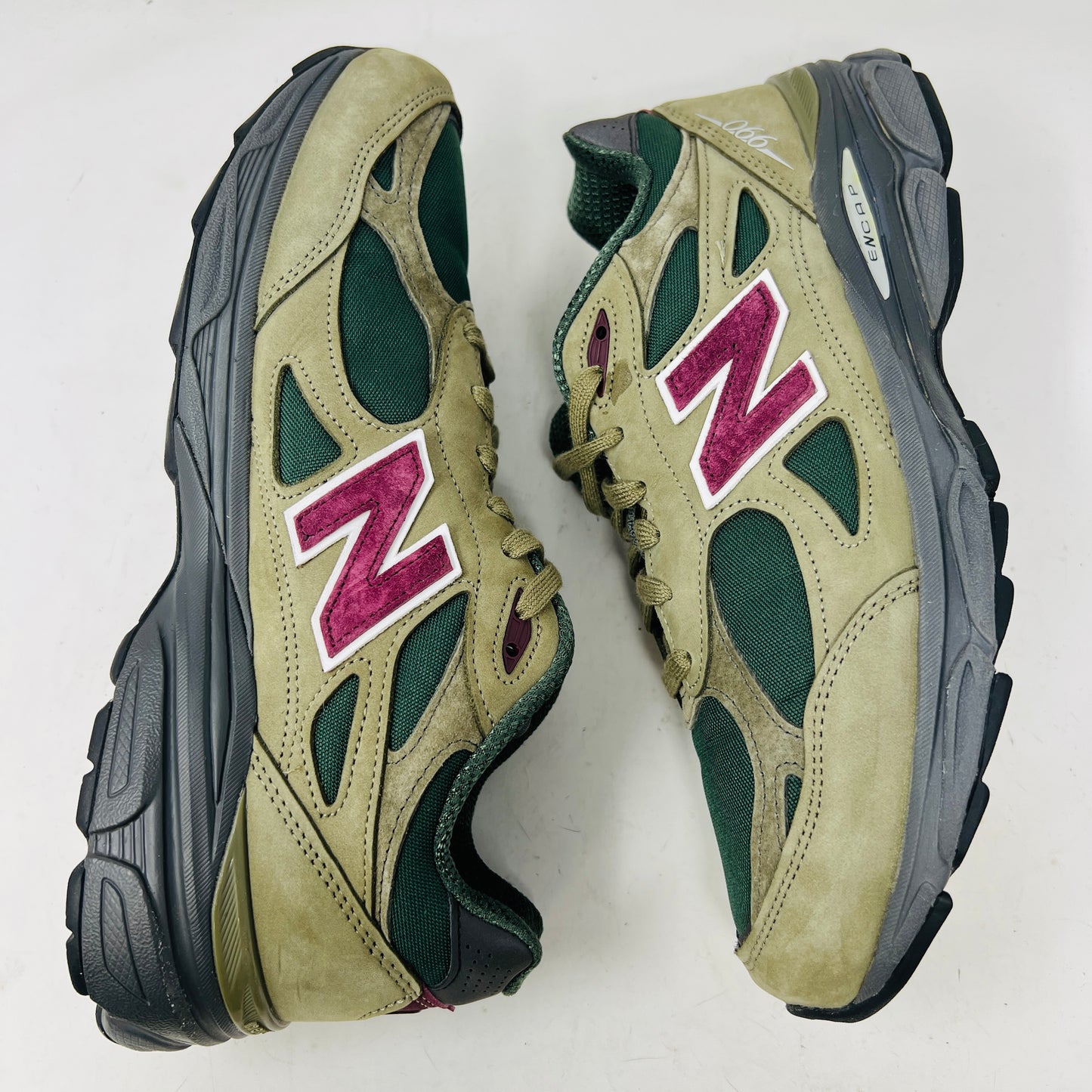 New Balance 990v3 MiUSA Teddy Santis Green Purple