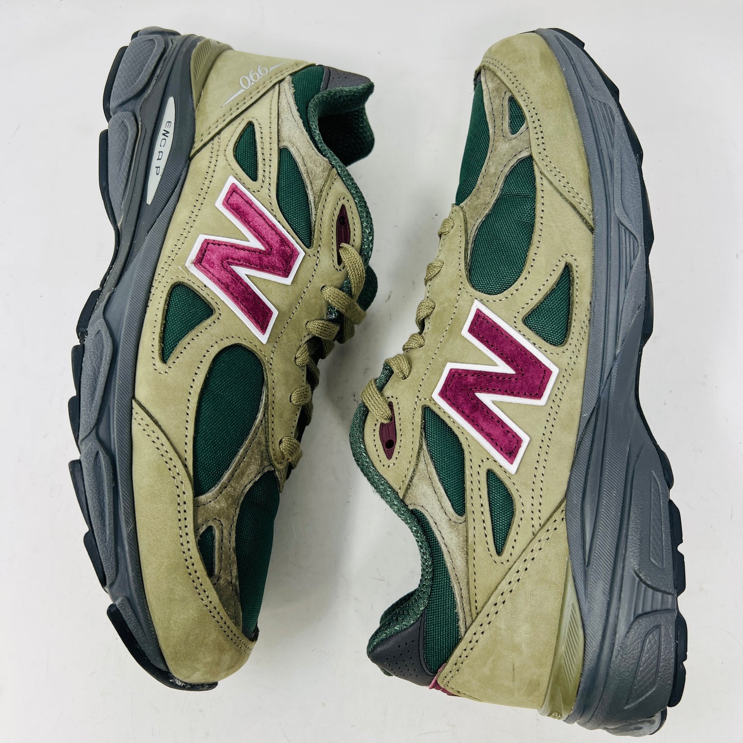 New Balance 990v3 MiUSA Teddy Santis Green Purple