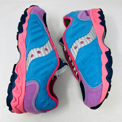 Saucony Matrix Jae Tips No Shoes In The House Blue Pink