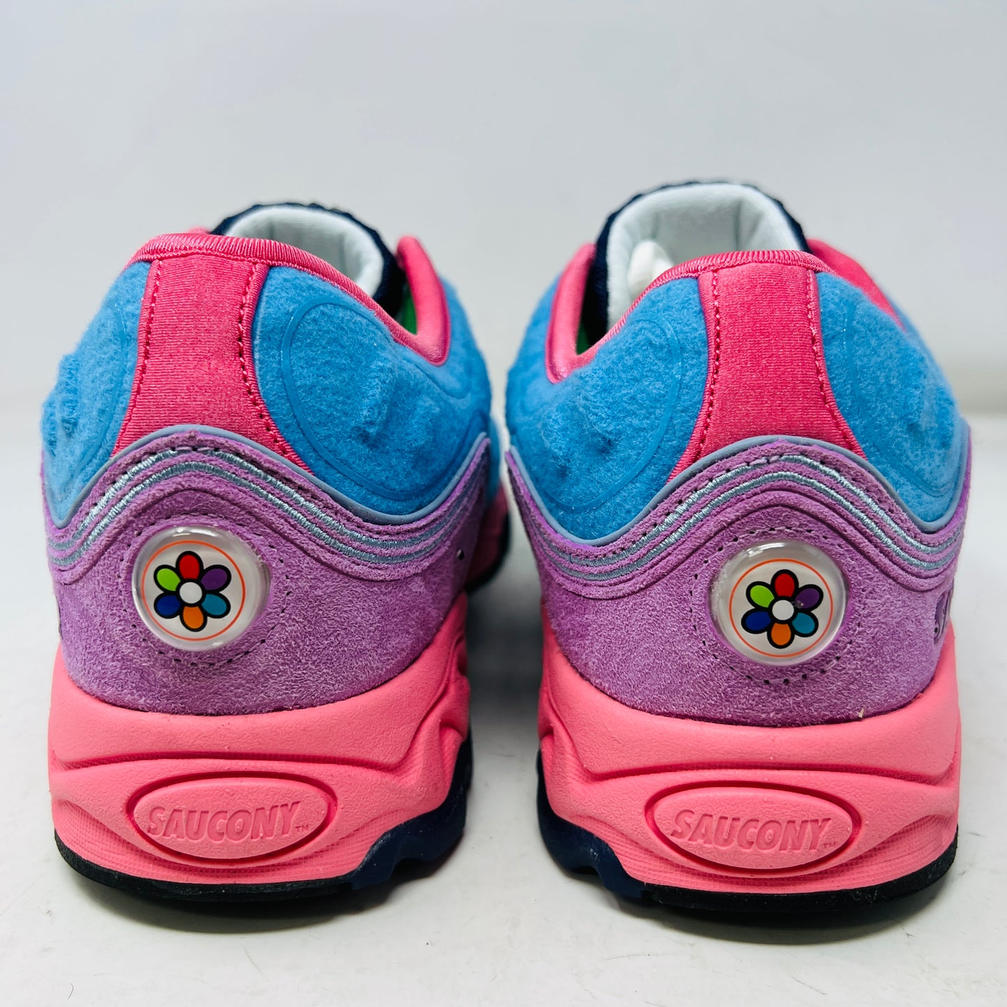 Saucony Matrix Jae Tips No Shoes In The House Blue Pink