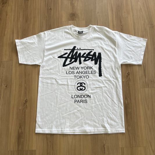 Stussy World Tee White