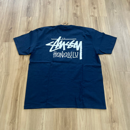 Stussy Honolulu Chapter Tee Navy