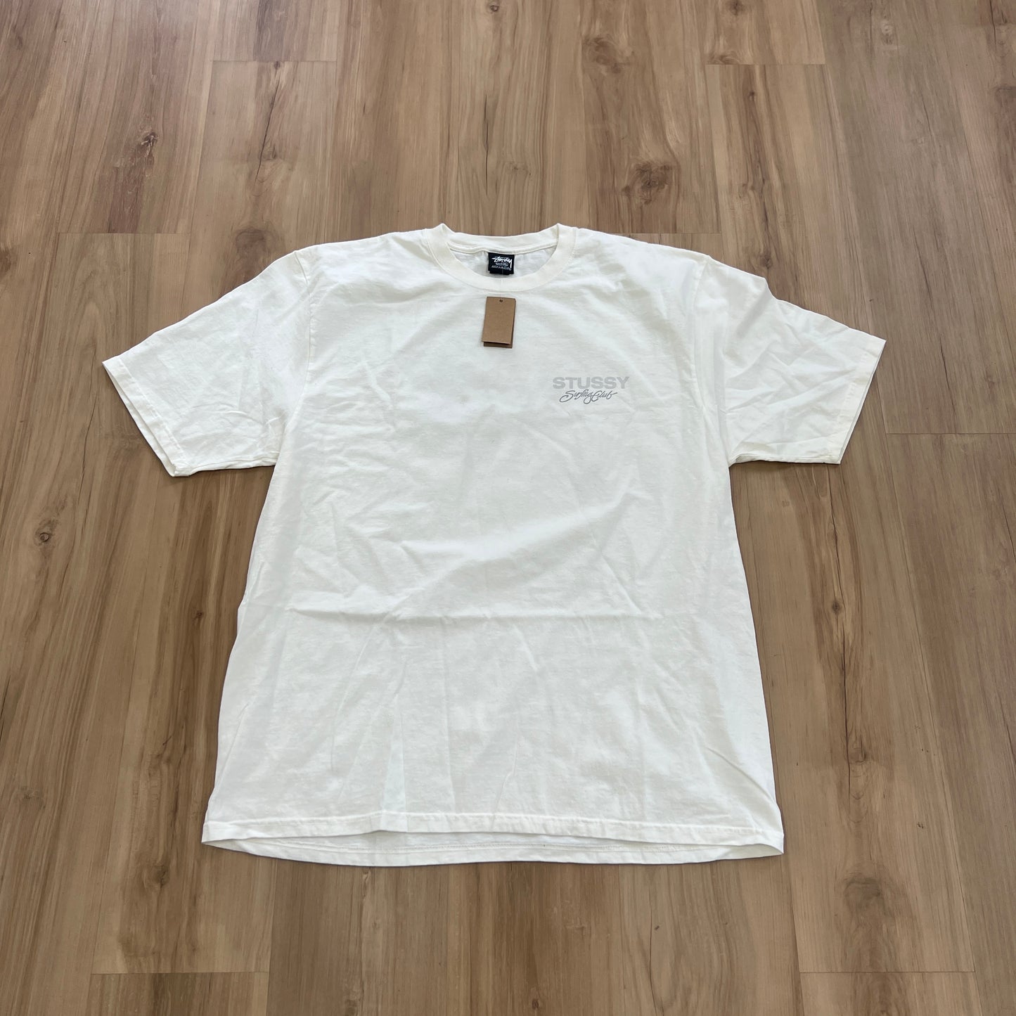 Stussy Surf Club Tee Pigment Dyed White