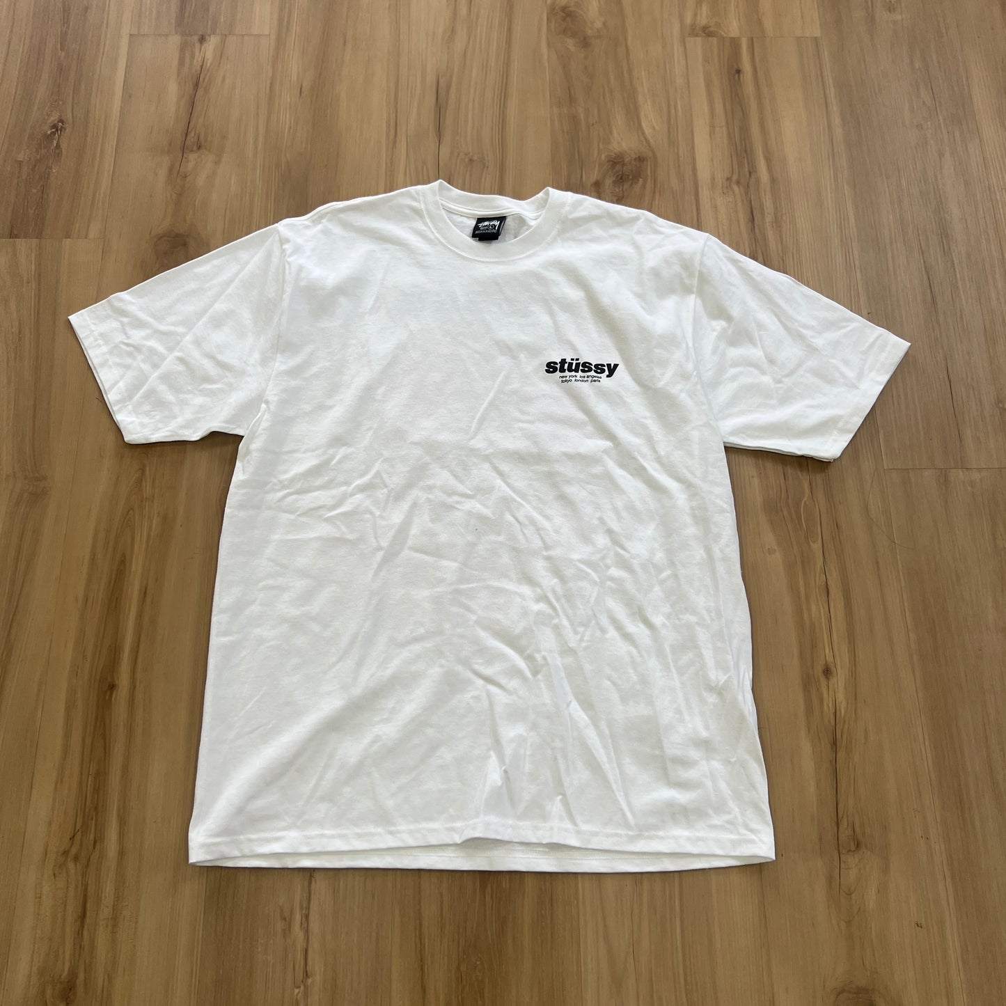 Stüssy Rollers Tee White