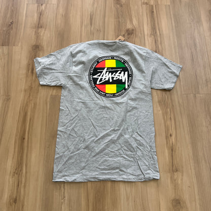 Stussy Rasta Surf Tee Gray