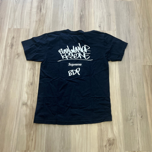 Supreme x KRS-One By Any Means Necessary Tee Black FW14