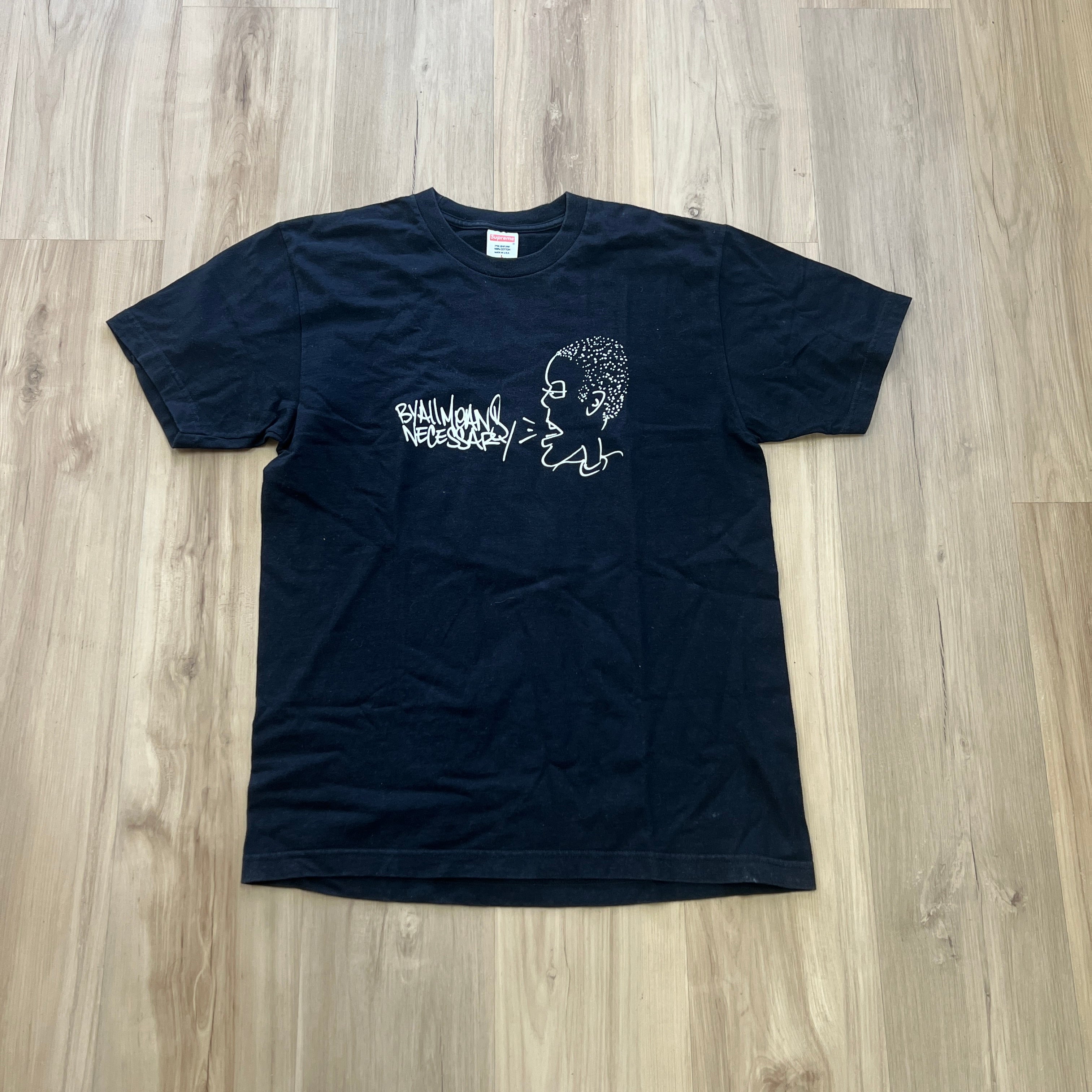 Supreme x KRS-One By Any Means Necessary Tee Black FW14 – Holy Ground