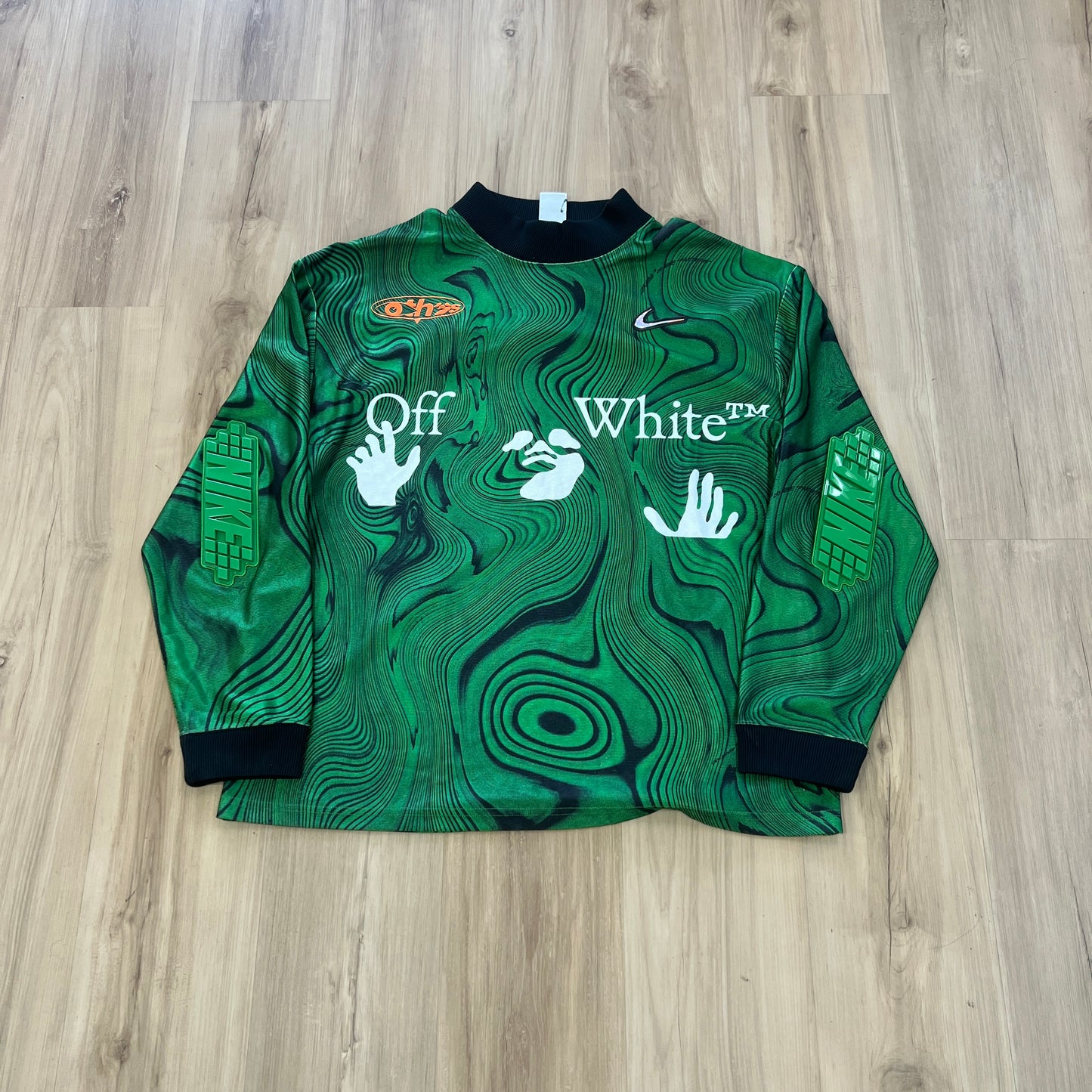 Nike x Off-White Allover Print Jersey Kelly Green
