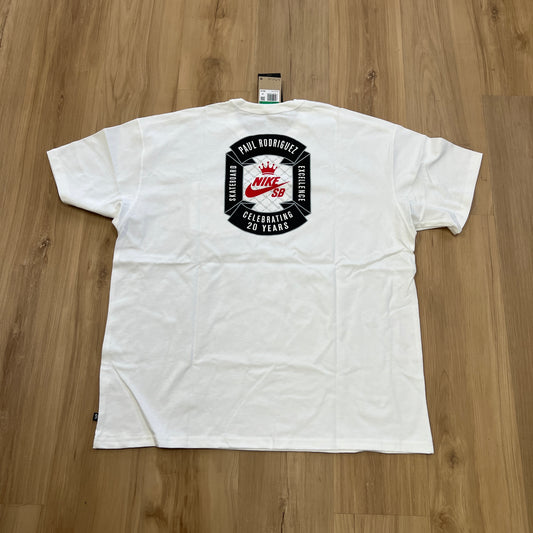 Nike SB Paul Rodriguez 20-year anniversary T-shirt White